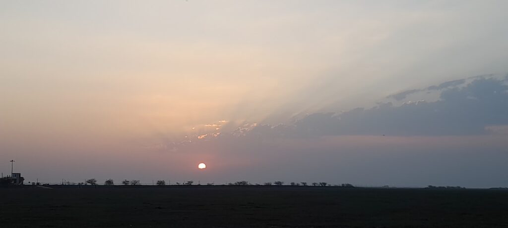 Sunrise at Gulf of Khambat